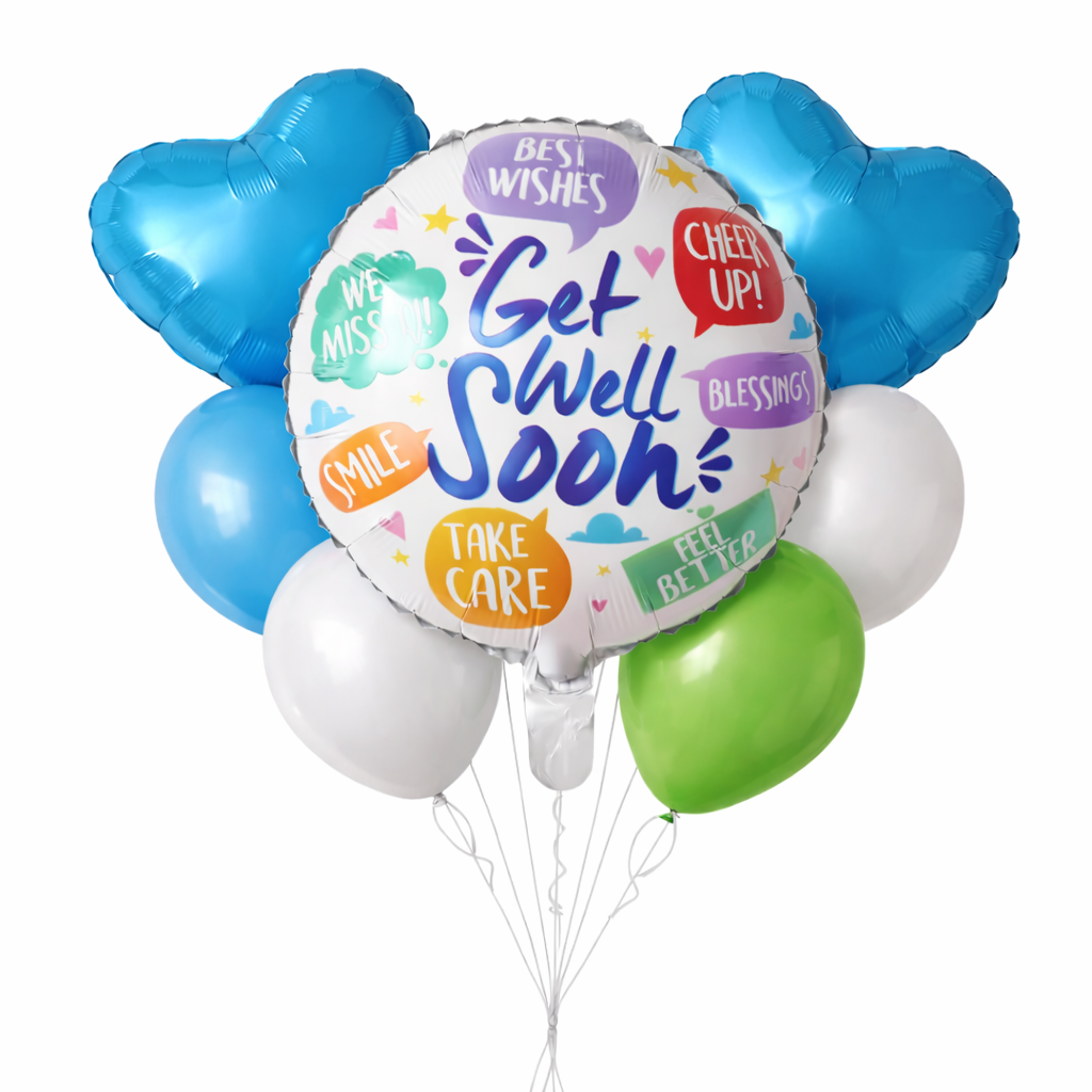 Get Well Soon Balloon Bunch